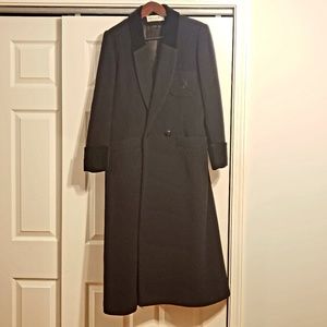 Vintage 1980s Dior Full-length Wool Coat
